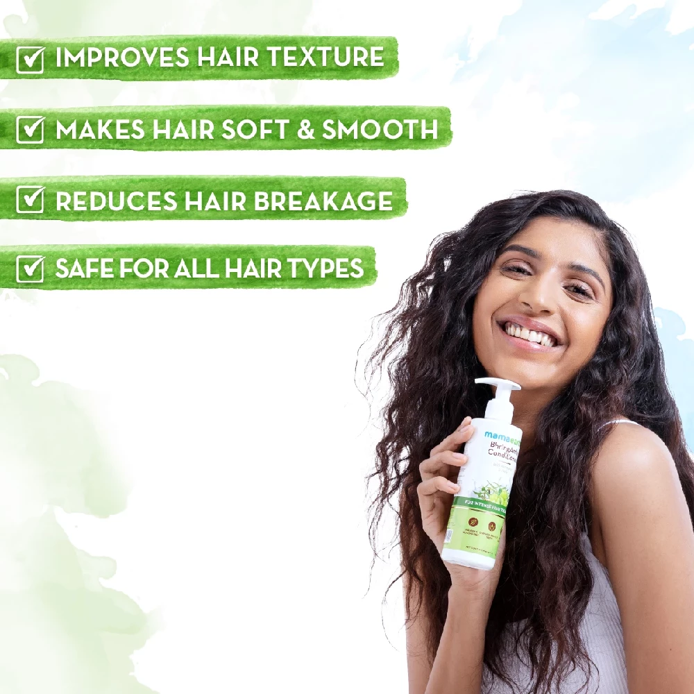 BhringAmla Conditioner with Bhringraj and Amla for Intense Hair Treatment, 250 ml-2.webp